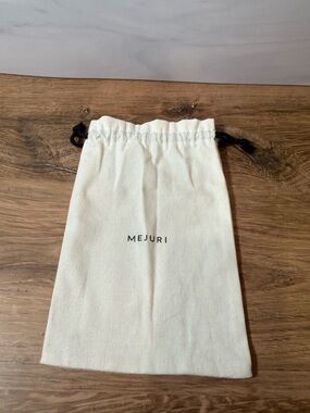 Mejuri Jewelry Dust Bag Canvas 6x9